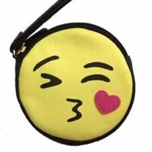 Betsey Johnson Emoji Kissy Face Wallet